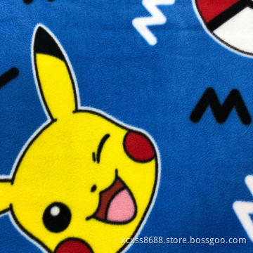 Children design anti pilling design polar fleece fabric